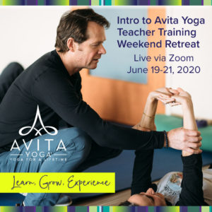 INTRO to Avita Yoga Teacher Training Weekend Retreat - workshop, learn from Avita Yoga founder Jeff Bailey