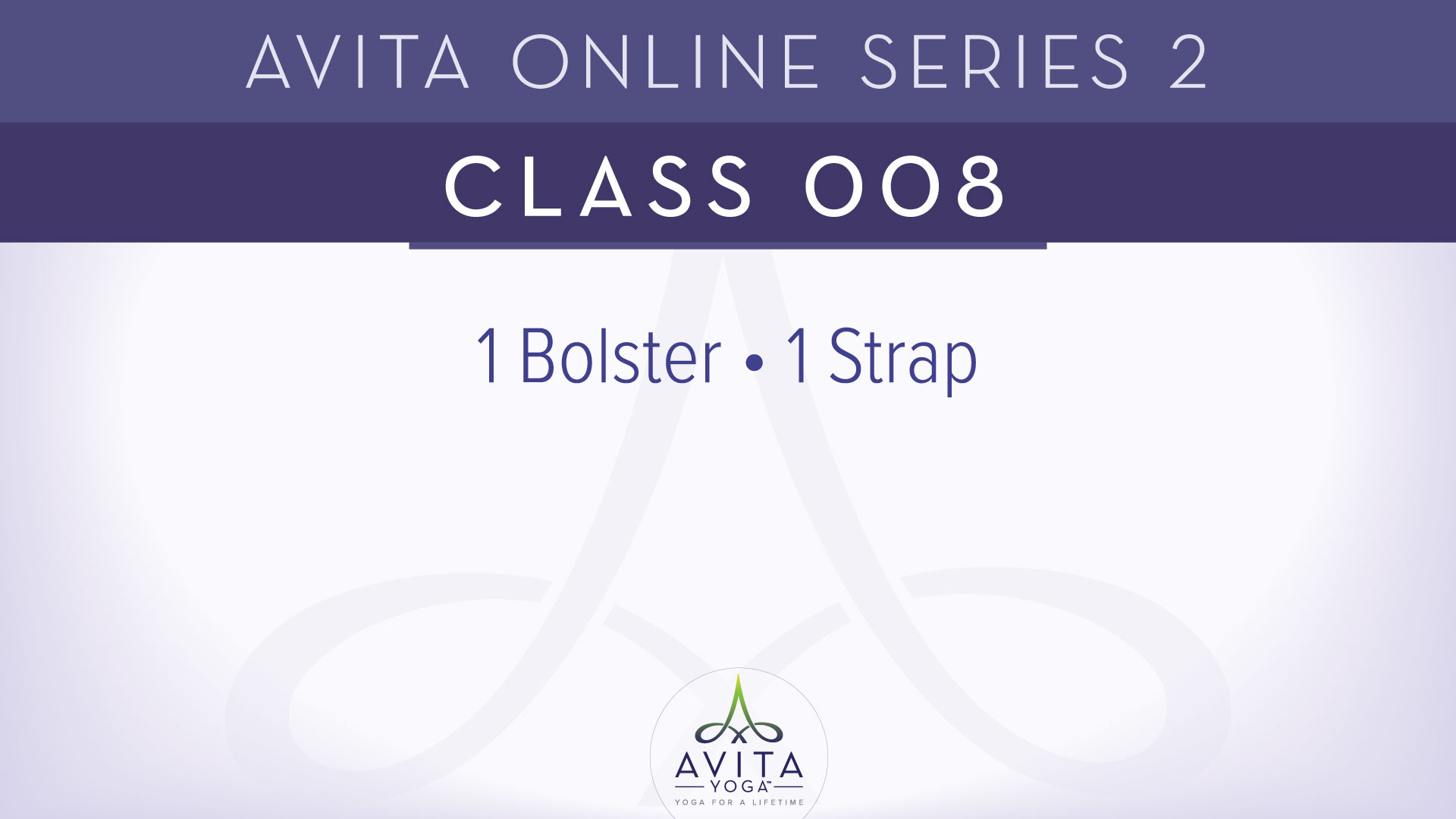 Avita® Online Series 2 - Class 008