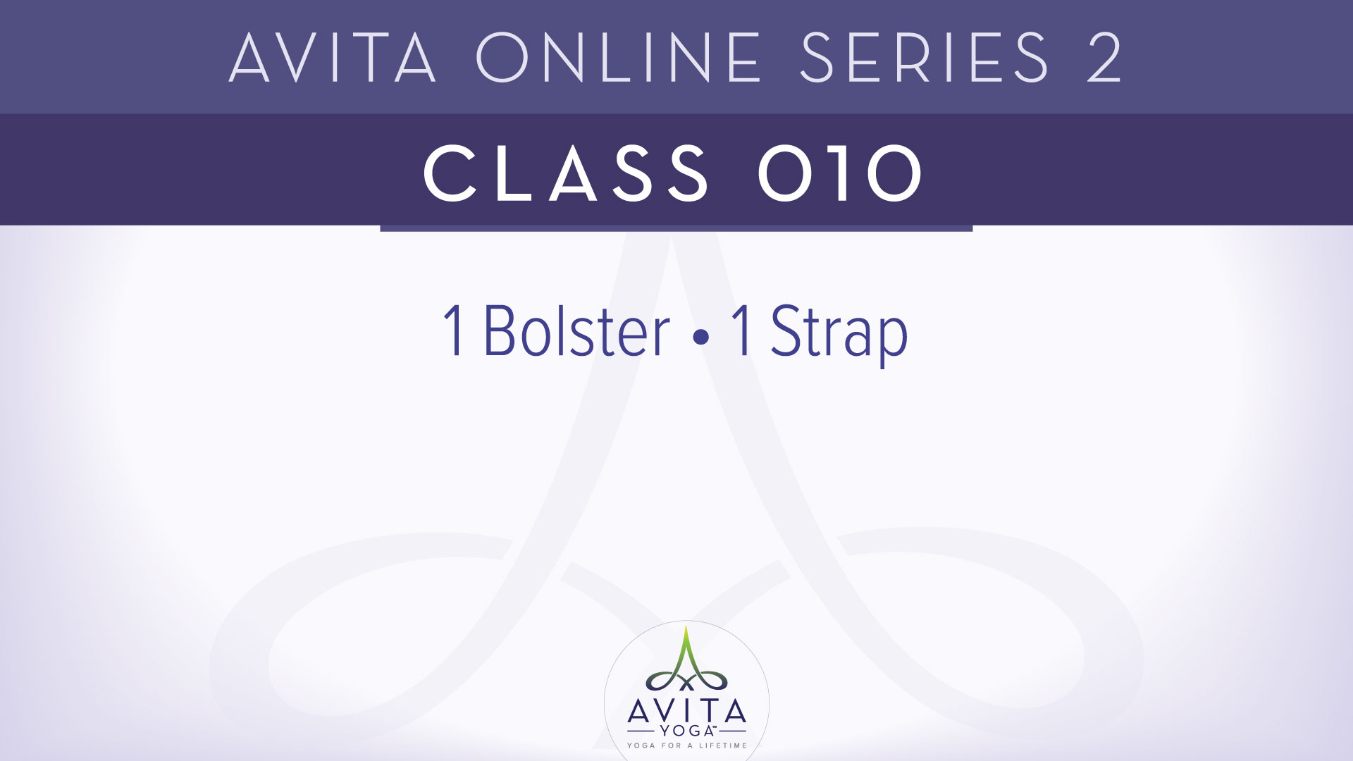 Avita® Online Series 2 - Class 010