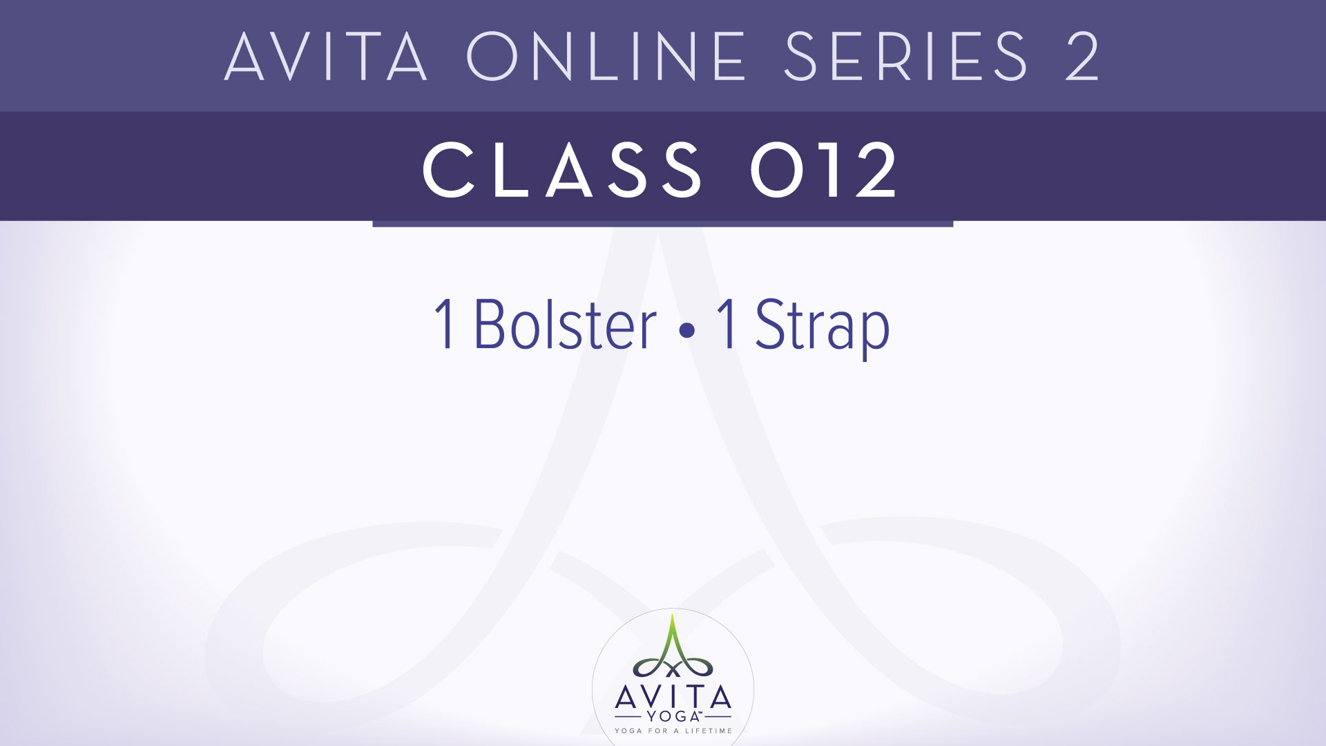 Avita® Online Series 2 - Class 012