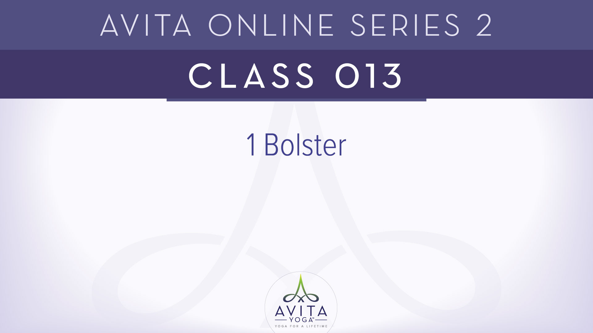 Avita® Online Series 2 - Class 013