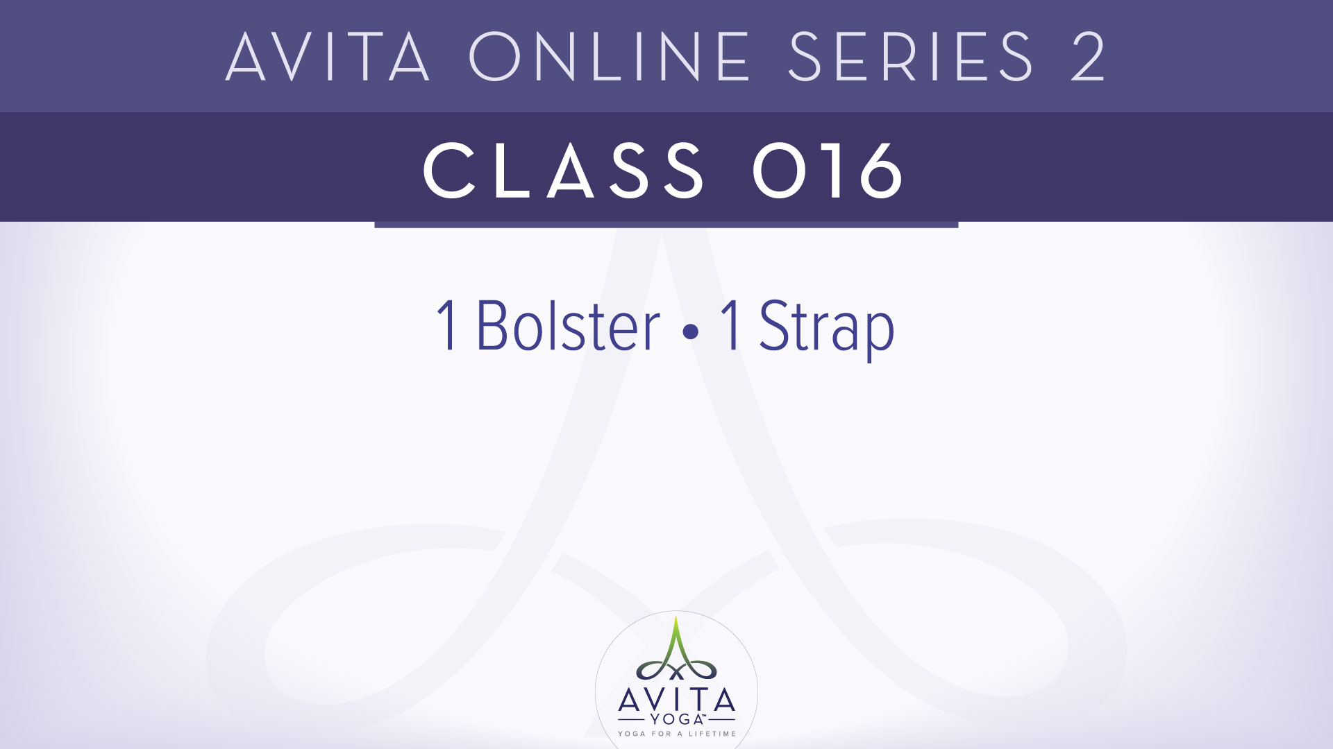 Avita® Online Series 2 - Class 016