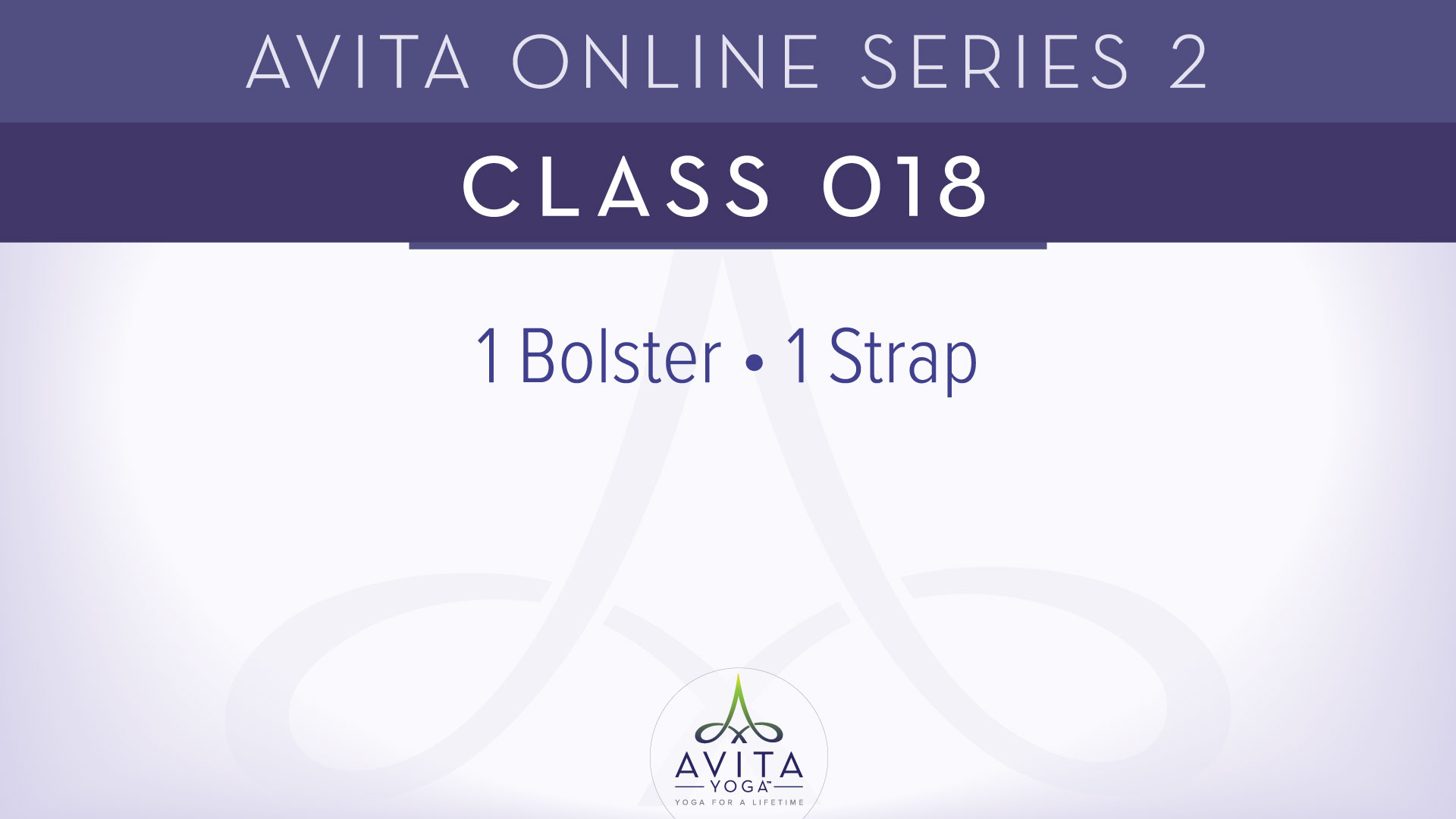 Avita® Online Series 2 - Class 018