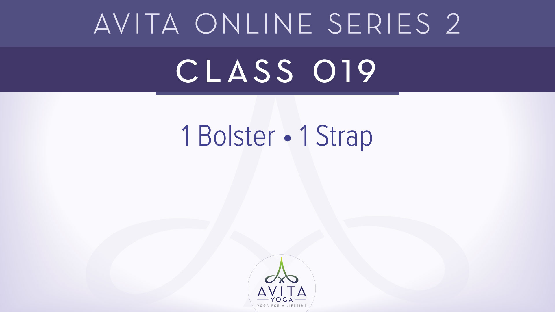 Avita® Online Series 2 - Class 019