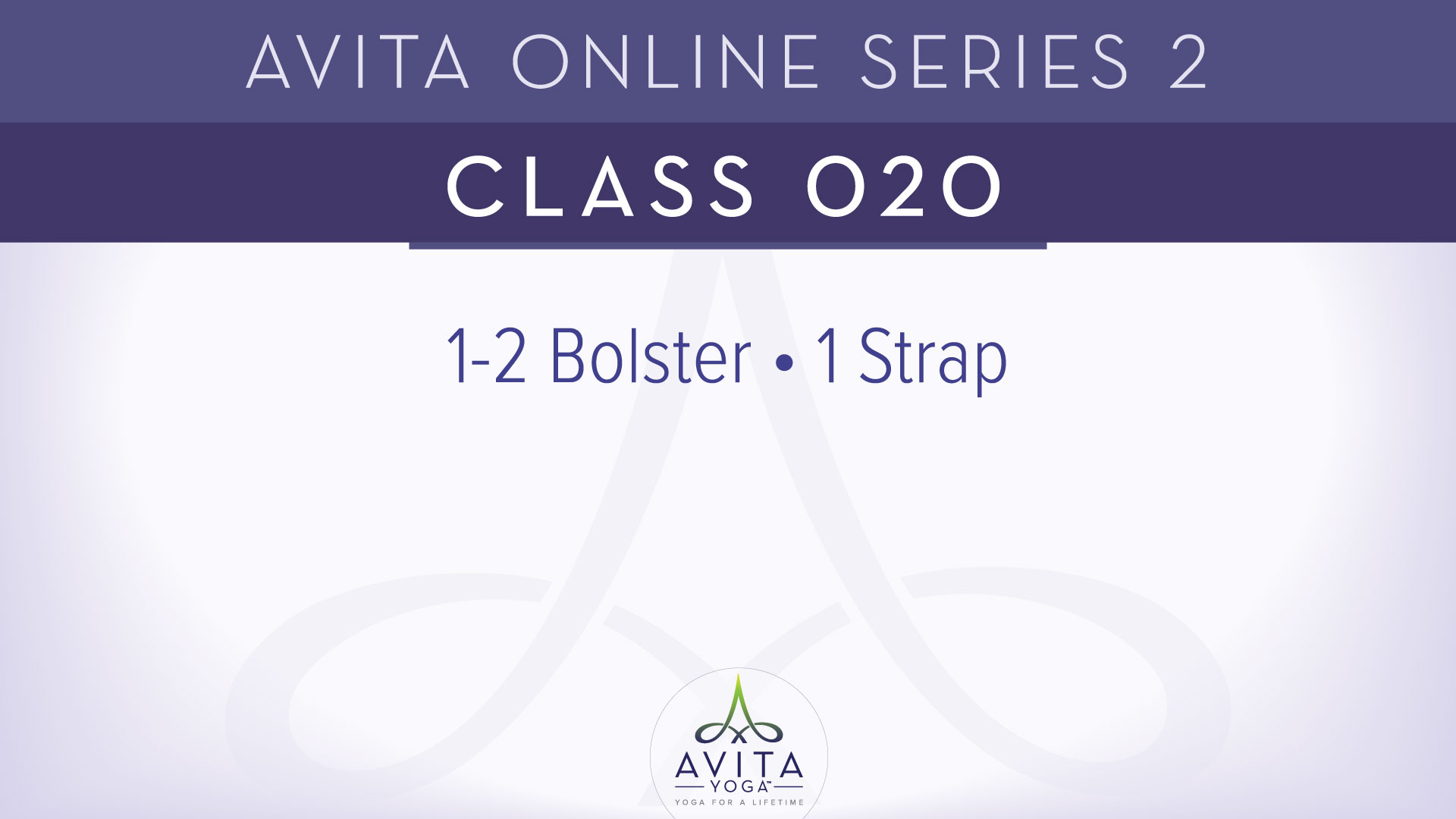 Avita® Online Series 2 - Class 020