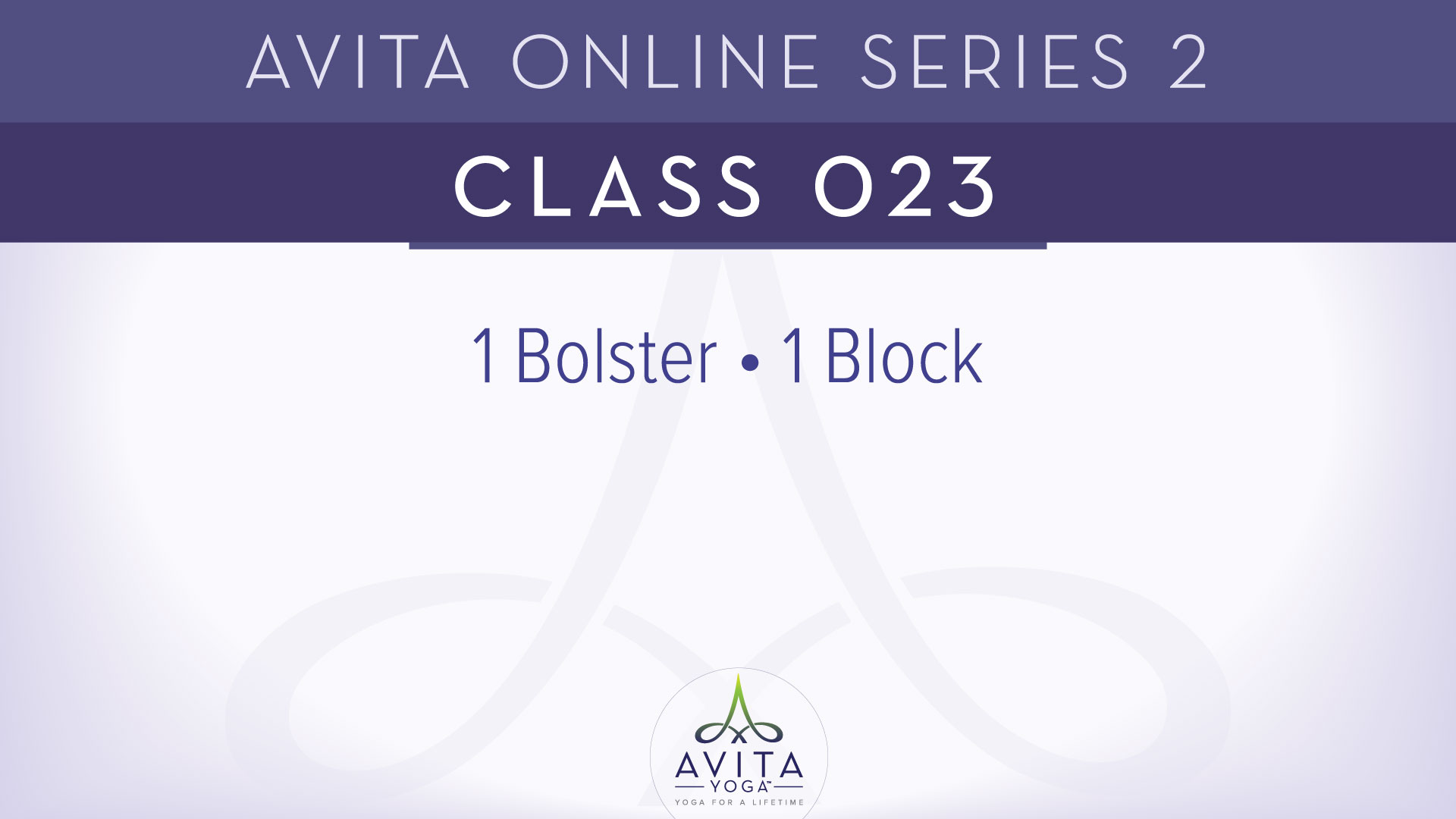 Avita® Online Series 2 - Class 023