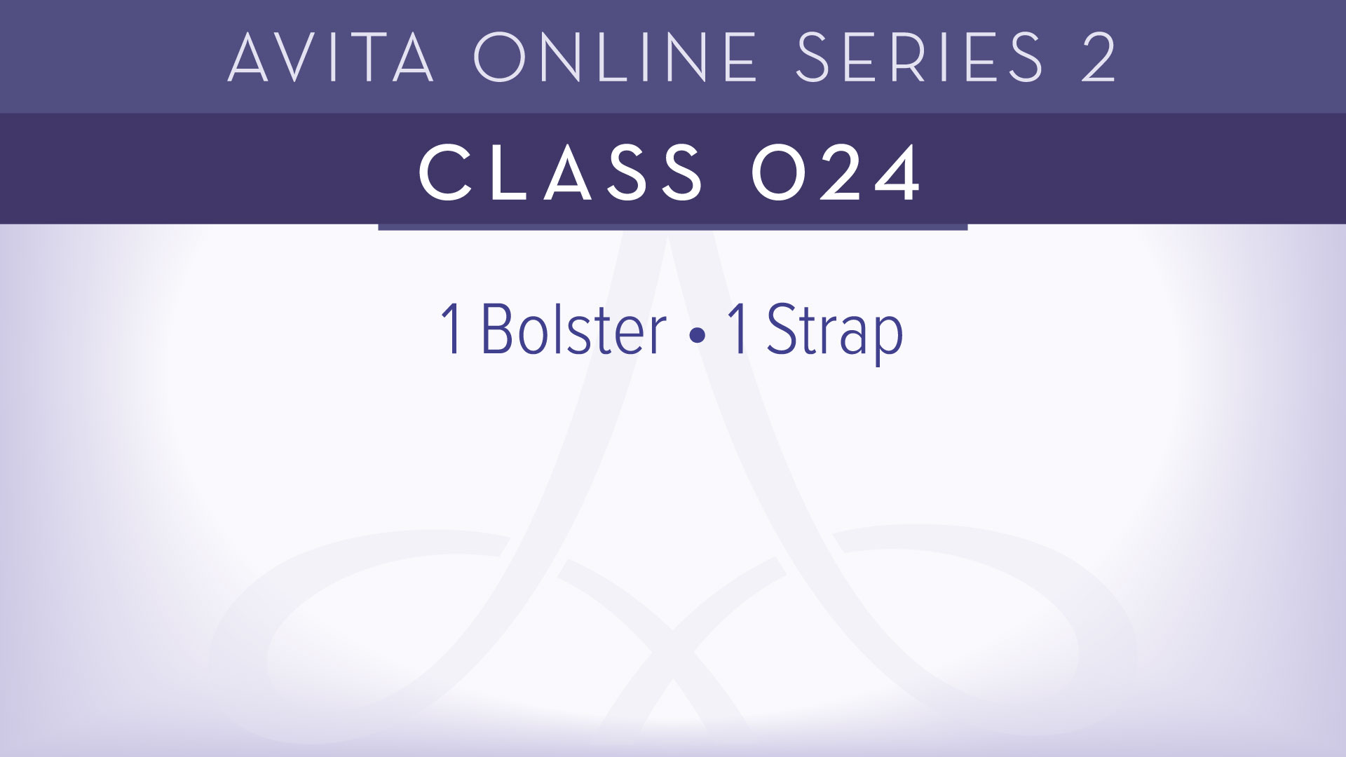 Avita® Online Series 2 - Class 024