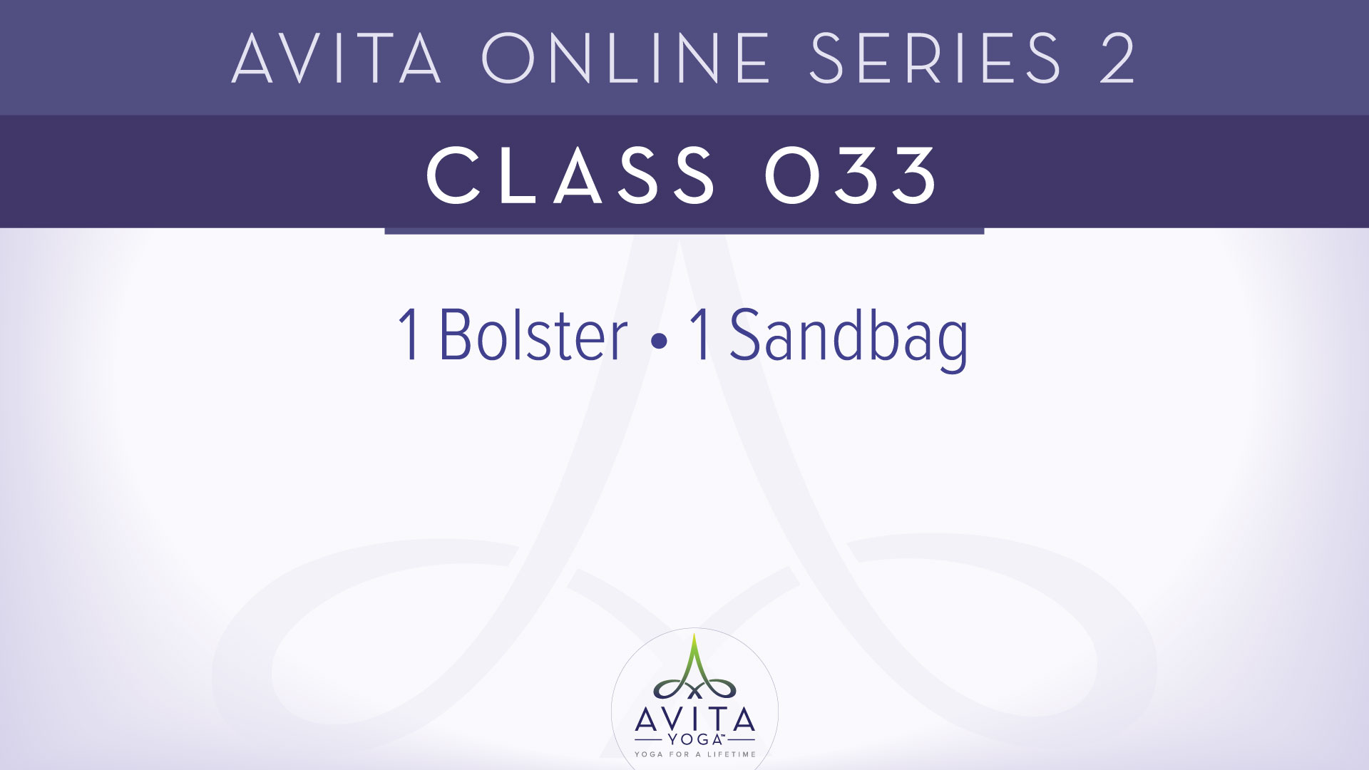 Avita® Online Series 2 - Class 033