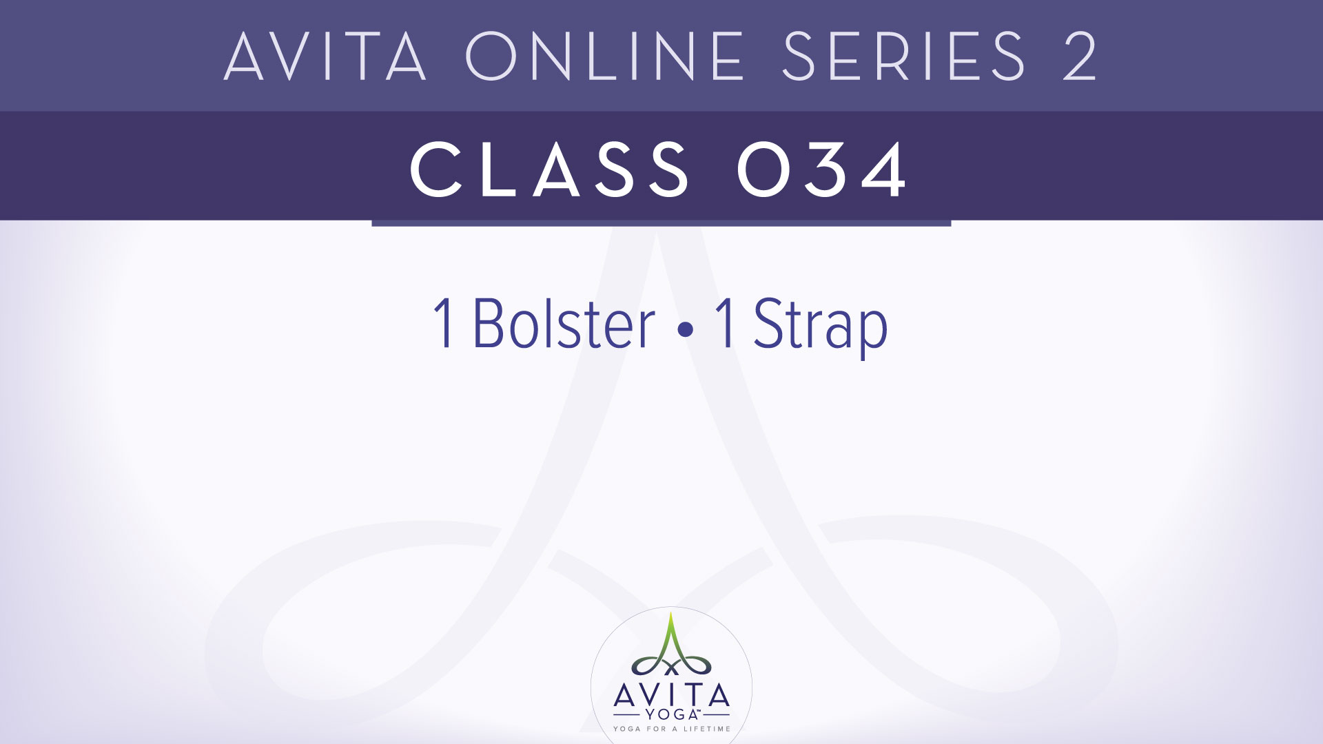 Avita® Online Series 2 - Class 034