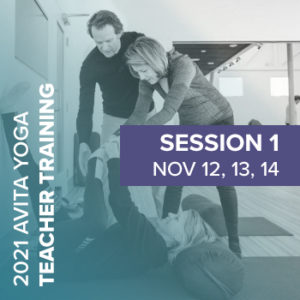 Avita Yoga Teacher Training 2021 Session 1 Nov 12-14. Join Jeff Bailey in this first of 6 yoga teacher training sessions.